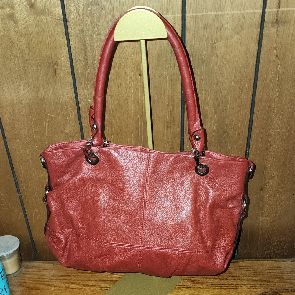 Leather Tignanello Shoulder Bag